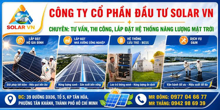 lắp hệ thống điện mặt trời